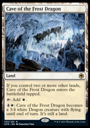 Cave of the Frost Dragon (Promo Pack) [Dungeons & Dragons: Adventures in the Forgotten Realms Promos] | Rock City Comics