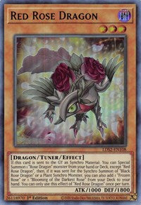 Red Rose Dragon (Green) [LDS2-EN108] Ultra Rare | Rock City Comics