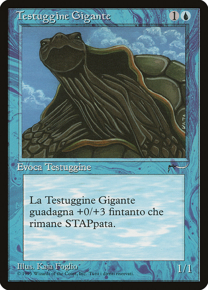 Giant Tortoise (Italian) - "Testuggine Gigante" [Rinascimento] | Rock City Comics