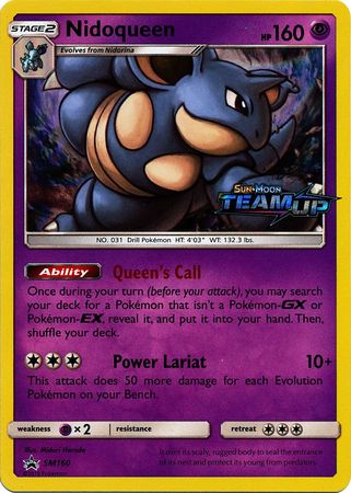 Nidoqueen (SM160) (Staff) [Sun & Moon: Black Star Promos] | Rock City Comics