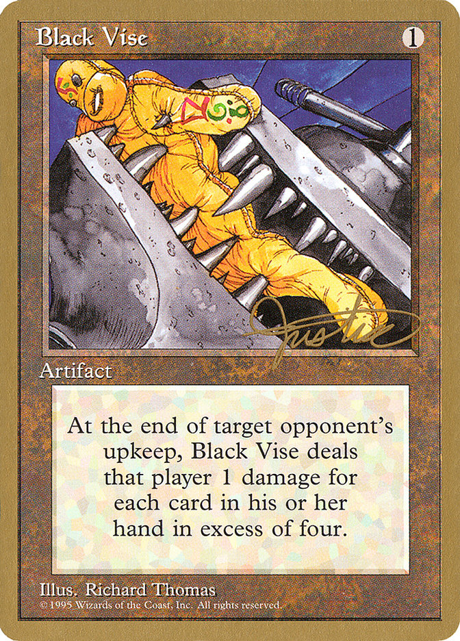 Black Vise (Mark Justice) [Pro Tour Collector Set] | Rock City Comics