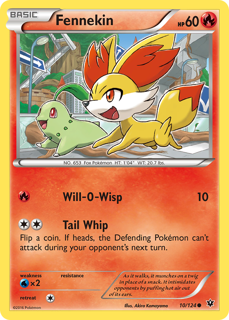 Fennekin (10/124) [XY: Fates Collide] | Rock City Comics