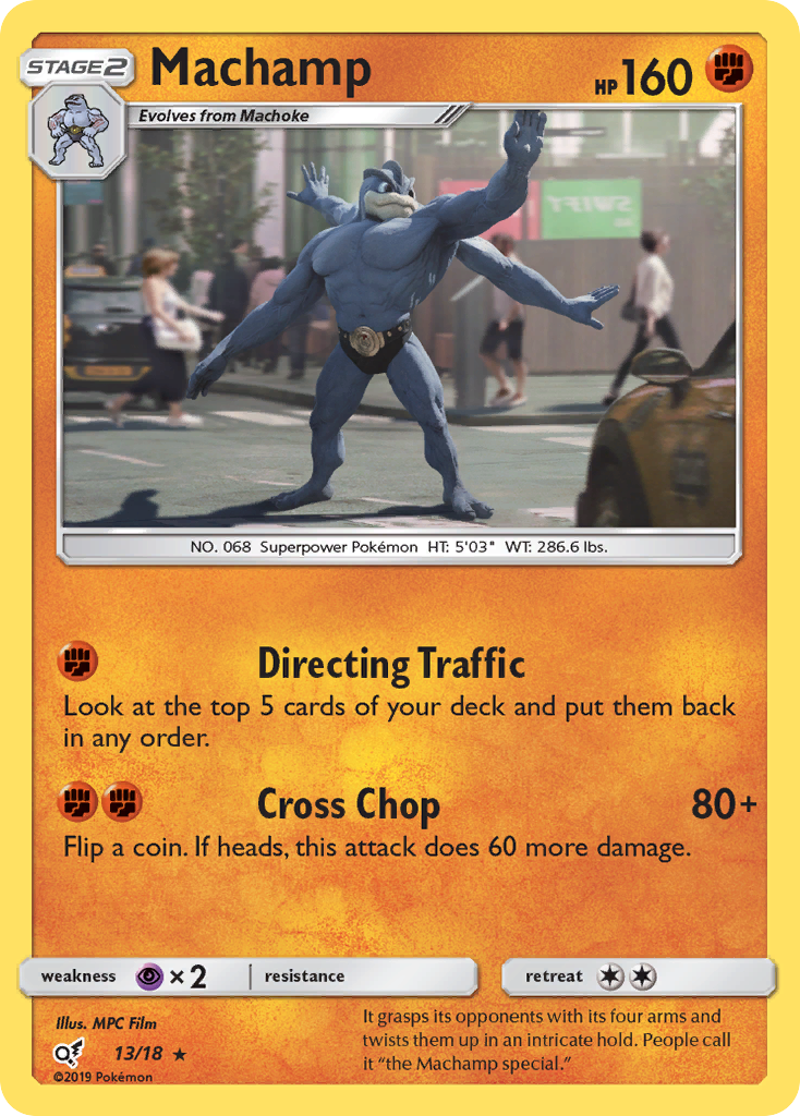 Machamp (13/18) [Sun & Moon: Detective Pikachu] | Rock City Comics