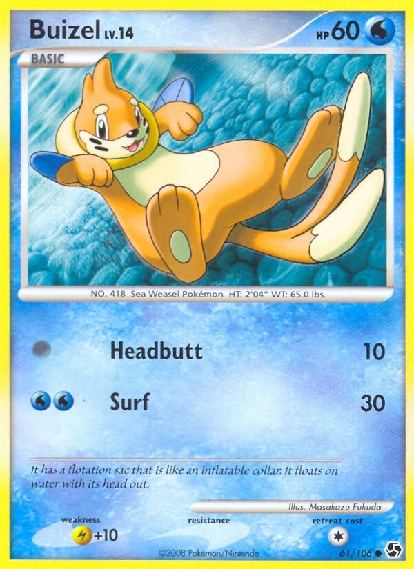 Buizel (61/106) [Diamond & Pearl: Great Encounters] | Rock City Comics