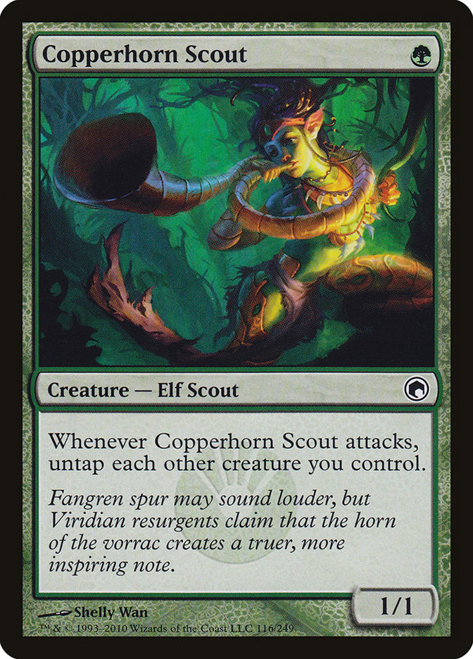 Copperhorn Scout [Scars of Mirrodin] | Rock City Comics