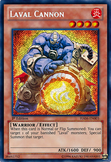Laval Cannon [HA06-EN003] Secret Rare | Rock City Comics