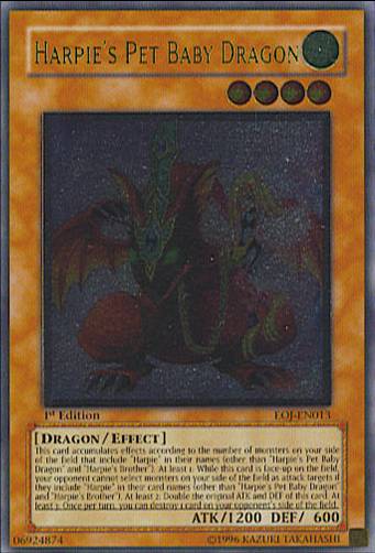 Harpie's Pet Baby Dragon [EOJ-EN013] Ultimate Rare | Rock City Comics