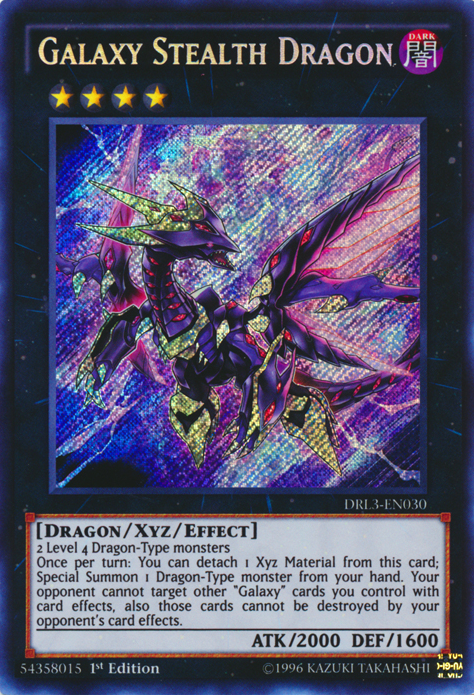 Galaxy Stealth Dragon [DRL3-EN030] Secret Rare | Rock City Comics