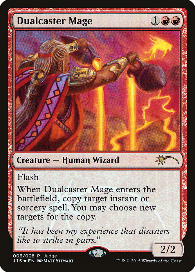 Dualcaster Mage [Judge Gift Cards 2015] | Rock City Comics