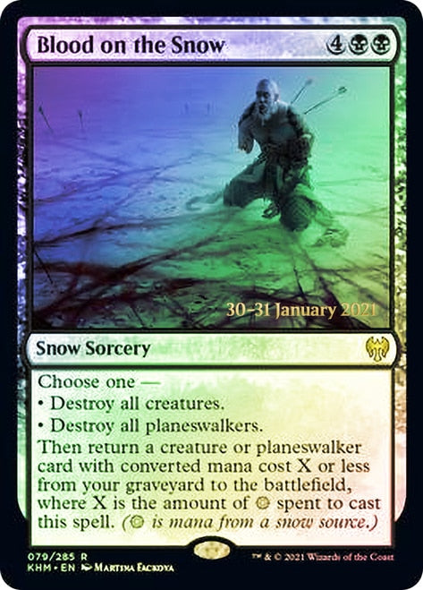 Blood on the Snow [Kaldheim Prerelease Promos] | Rock City Comics