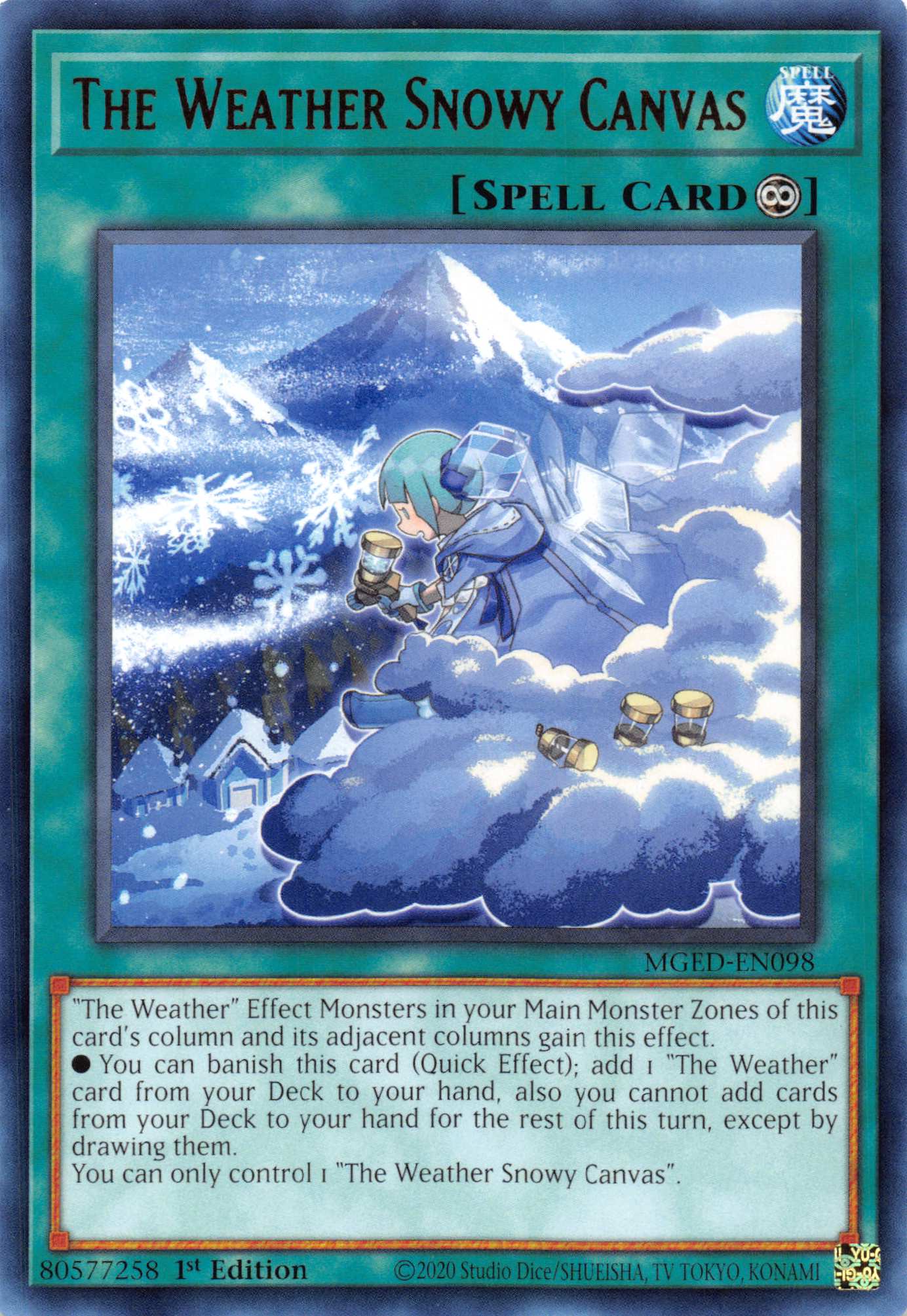 The Weather Snowy Canvas [MGED-EN098] Rare | Rock City Comics