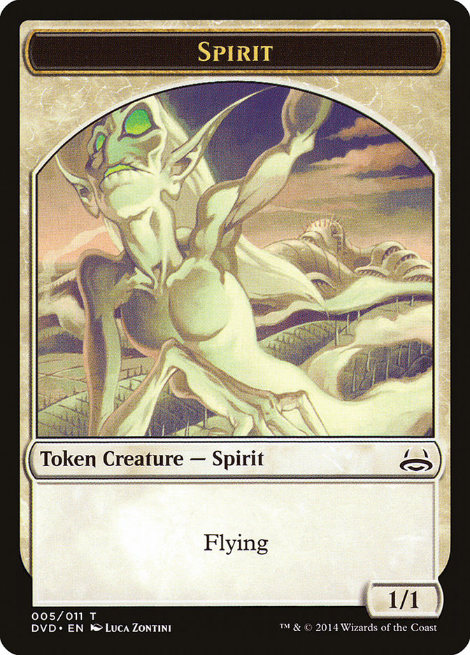 Spirit Token (Divine vs. Demonic) [Duel Decks Anthology Tokens] | Rock City Comics