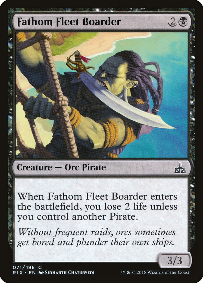 Fathom Fleet Boarder [Rivals of Ixalan] | Rock City Comics