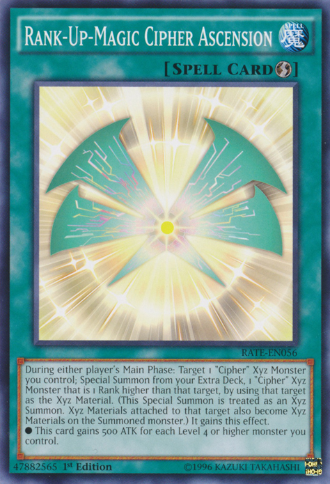 Rank-Up-Magic Cipher Ascension [RATE-EN056] Common | Rock City Comics