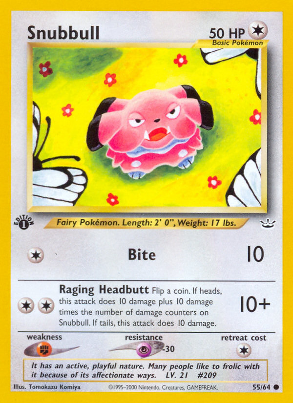 Snubbull (55/64) [Neo Revelation 1st Edition] | Rock City Comics