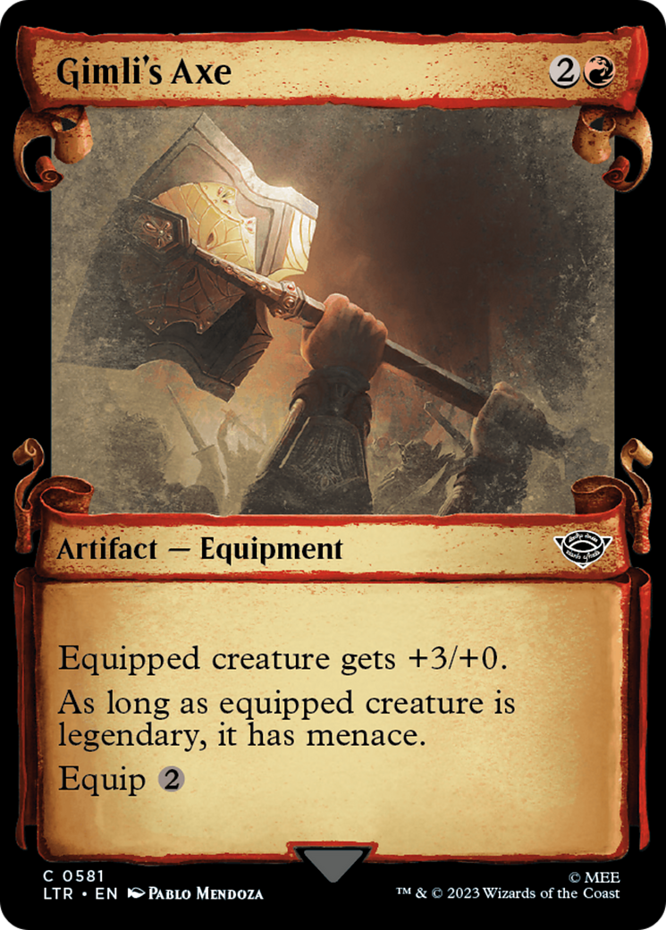 Gimli's Axe [The Lord of the Rings: Tales of Middle-Earth Showcase Scrolls] | Rock City Comics