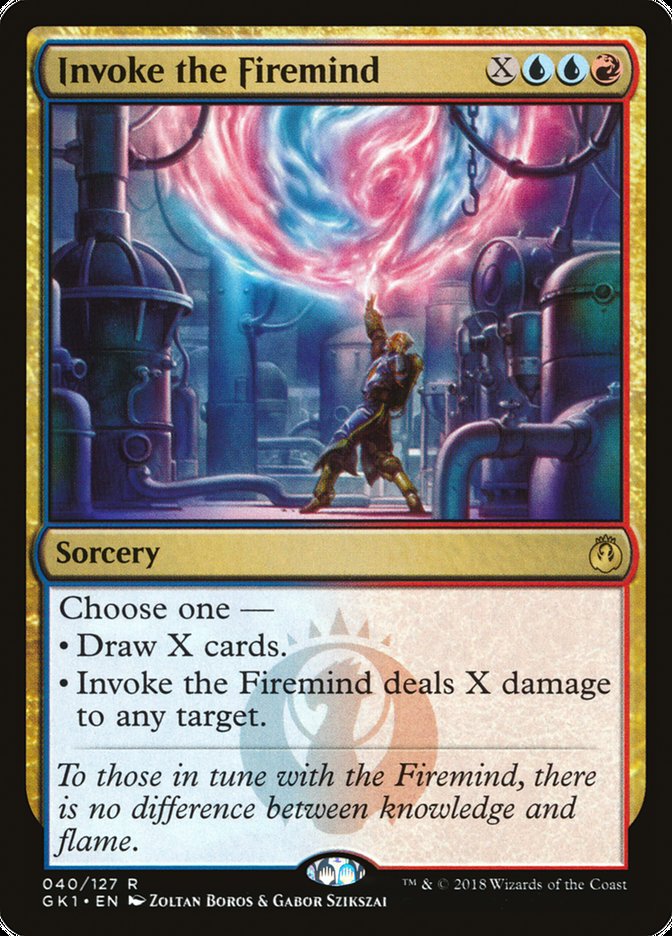 Invoke the Firemind [Guilds of Ravnica Guild Kit] | Rock City Comics
