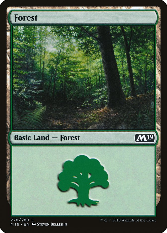 Forest (278) [Core Set 2019] | Rock City Comics