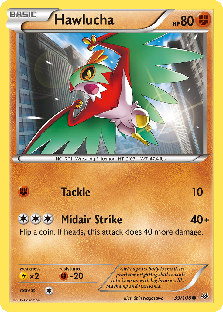 Hawlucha (39/108) [XY: Roaring Skies] | Rock City Comics