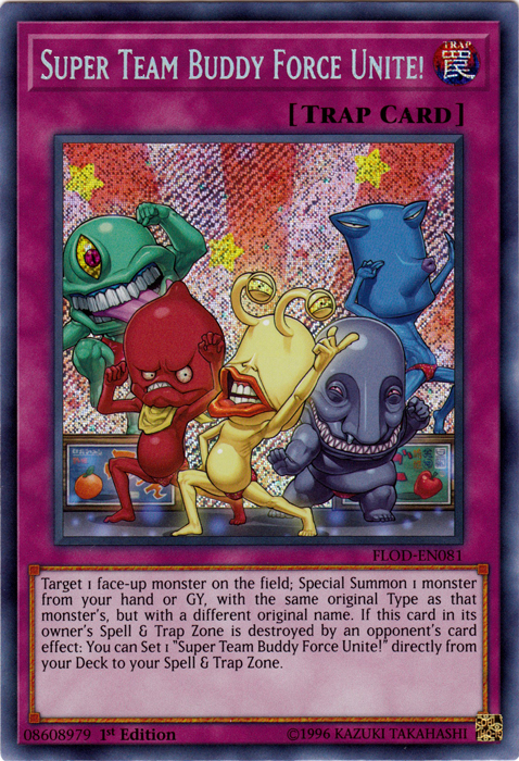 Super Team Buddy Force Unite! [FLOD-EN081] Secret Rare | Rock City Comics