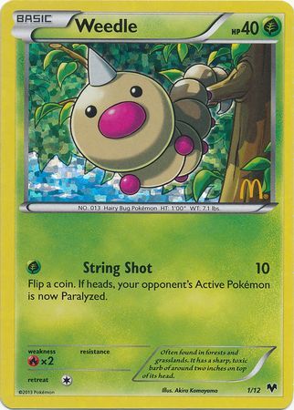 Weedle (1/12) [McDonald's Promos: 2014 Collection] | Rock City Comics