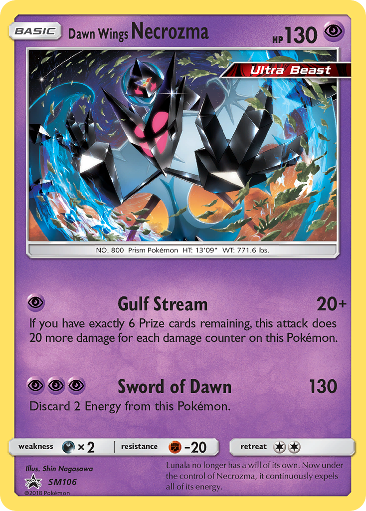 Dawn Wings Necrozma (SM106) [Sun & Moon: Black Star Promos] | Rock City Comics