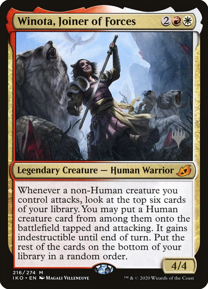 Winota, Joiner of Forces (Promo Pack) [Ikoria: Lair of Behemoths Promos] | Rock City Comics