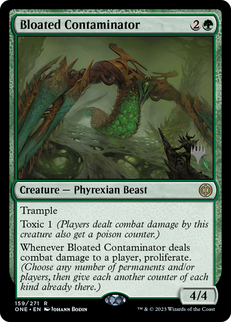 Bloated Contaminator (Promo Pack) [Phyrexia: All Will Be One Promos] | Rock City Comics