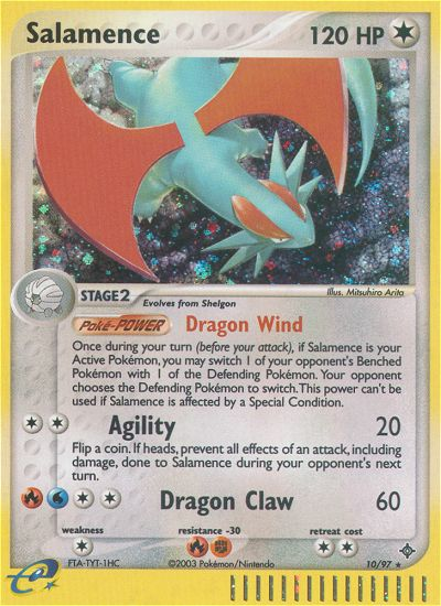 Salamence (10/97) [EX: Dragon] | Rock City Comics