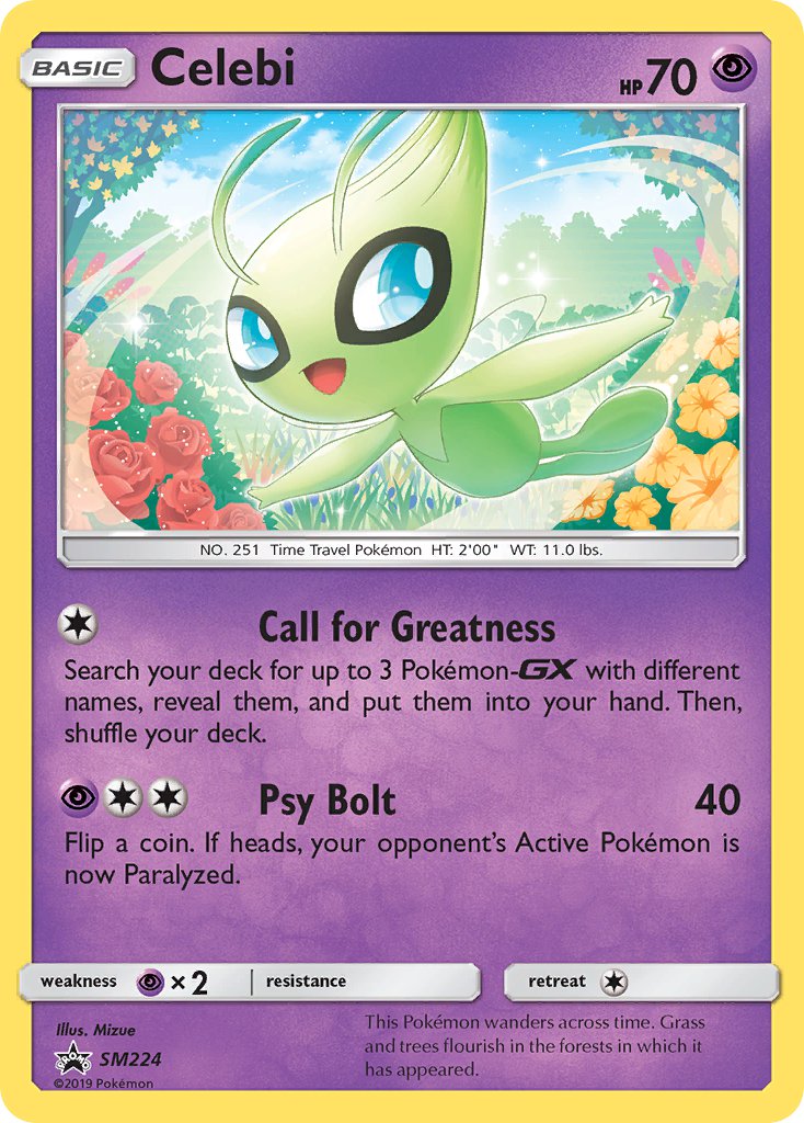 Celebi (SM224) [Sun & Moon: Black Star Promos] | Rock City Comics