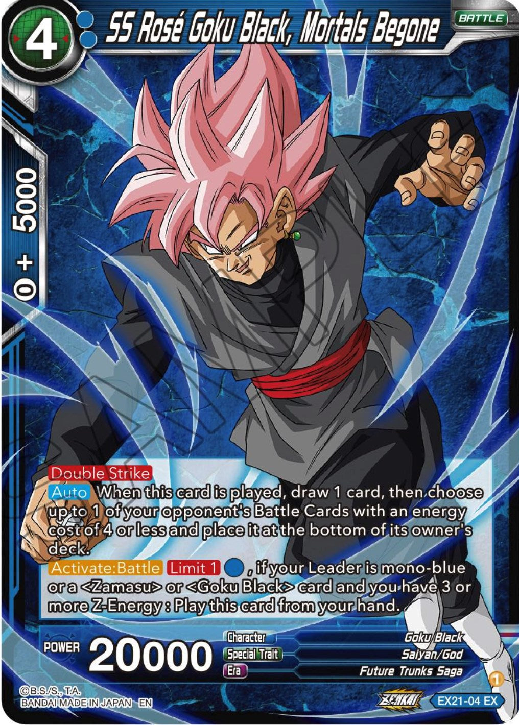 SS Rose Goku Black, Mortals Begone (EX21-04) [5th Anniversary Set] | Rock City Comics