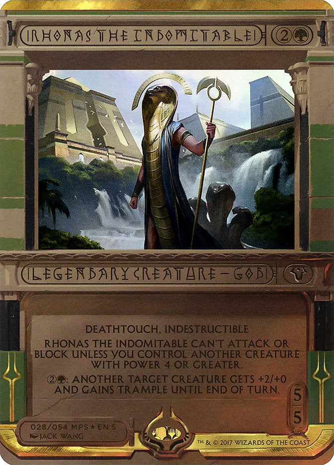 Rhonas the Indomitable (Invocation) [Amonkhet Invocations] | Rock City Comics
