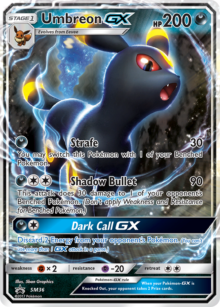 Umbreon GX (SM36) [Sun & Moon: Black Star Promos] | Rock City Comics