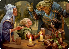 You Meet in a Tavern Art Card [Dungeons & Dragons: Adventures in the Forgotten Realms Art Series] | Rock City Comics