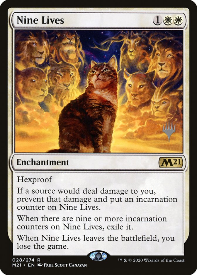 Nine Lives (Promo Pack) [Core Set 2021 Promos] | Rock City Comics