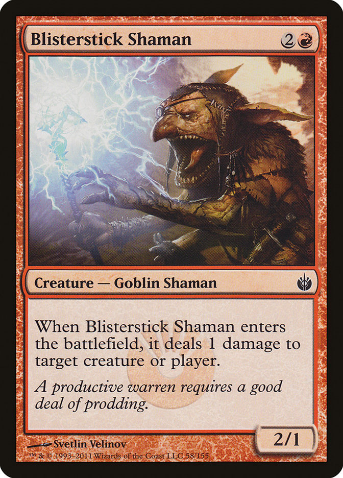 Blisterstick Shaman [Mirrodin Besieged] | Rock City Comics