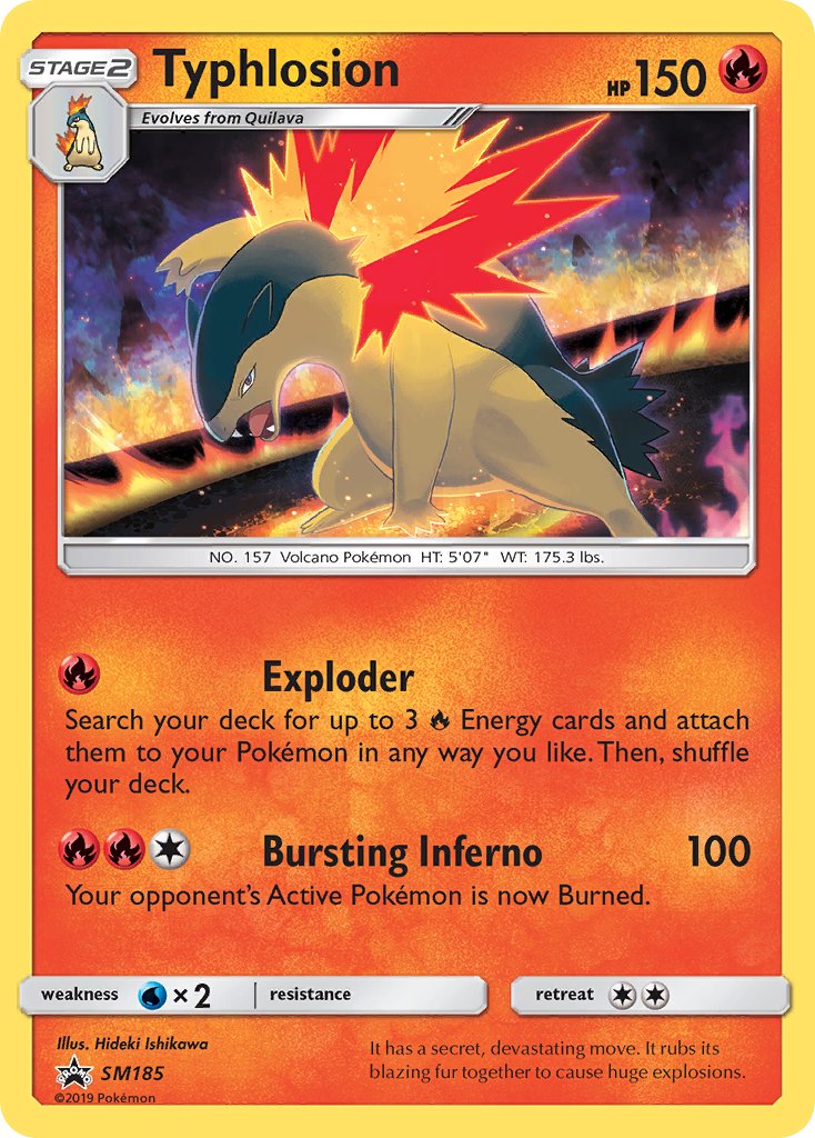 Typhlosion (SM185) [Sun & Moon: Black Star Promos] | Rock City Comics