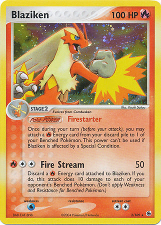 Blaziken (3/109) (Cosmos Holo) [EX: Battle Stadium] | Rock City Comics