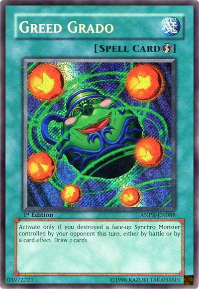 Greed Grado [ANPR-EN088] Secret Rare | Rock City Comics