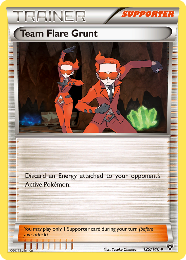 Team Flare Grunt (129/146) [XY: Base Set] | Rock City Comics