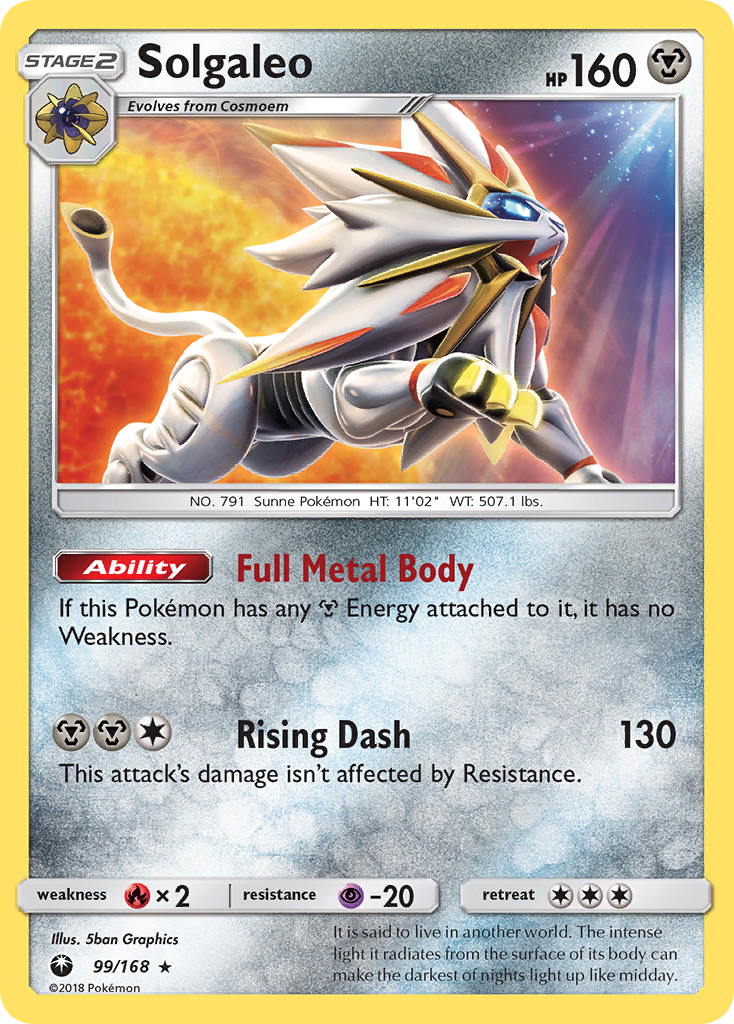 Solgaleo (99/168) [Sun & Moon: Celestial Storm] | Rock City Comics