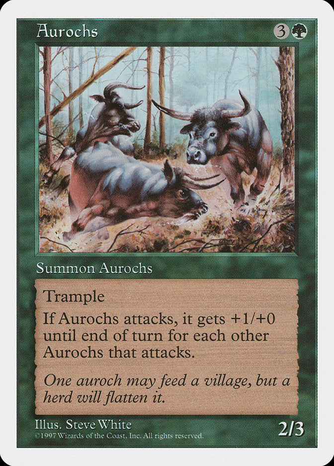 Aurochs [Fifth Edition] | Rock City Comics