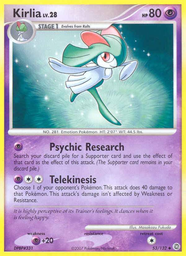 Kirlia (53/132) [Diamond & Pearl: Secret Wonders] | Rock City Comics