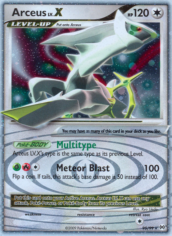 Arceus LV.X (95/99) [Platinum: Arceus] | Rock City Comics