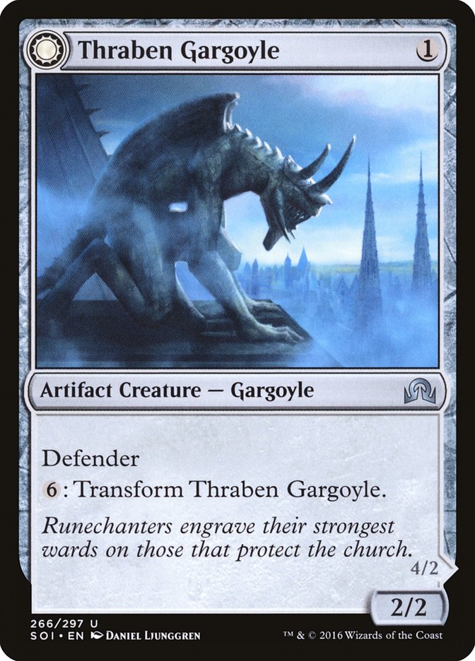 Thraben Gargoyle // Stonewing Antagonizer [Shadows over Innistrad] | Rock City Comics