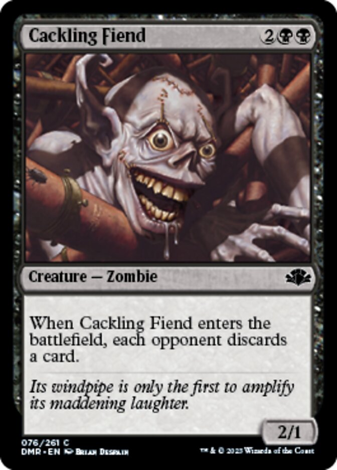 Cackling Fiend [Dominaria Remastered] | Rock City Comics