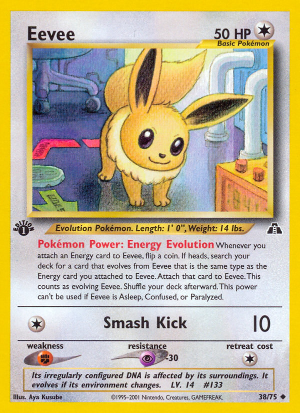 Eevee (38/75) [Neo Discovery 1st Edition] | Rock City Comics