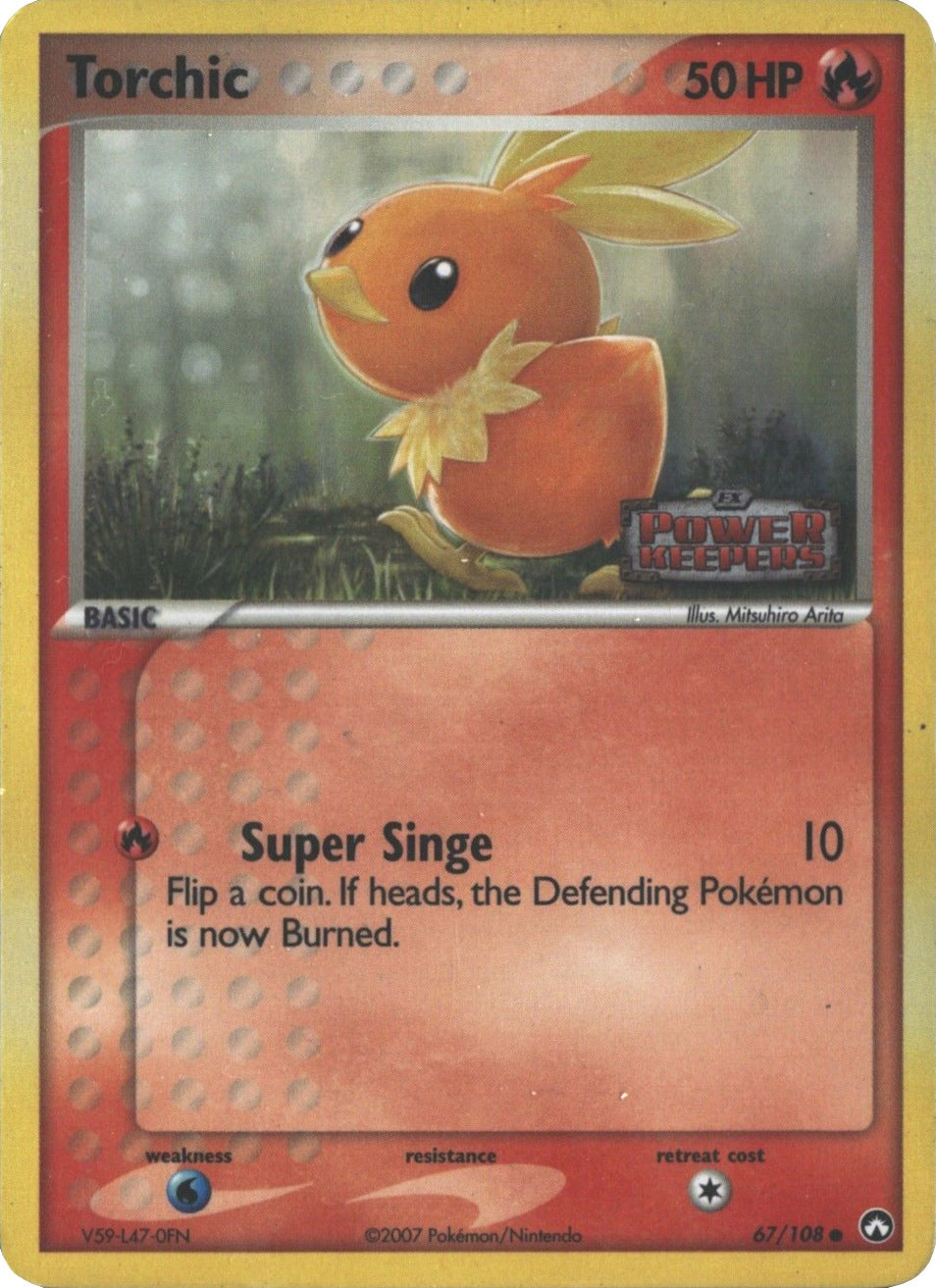 Torchic (67/108) (Stamped) [EX: Power Keepers] | Rock City Comics