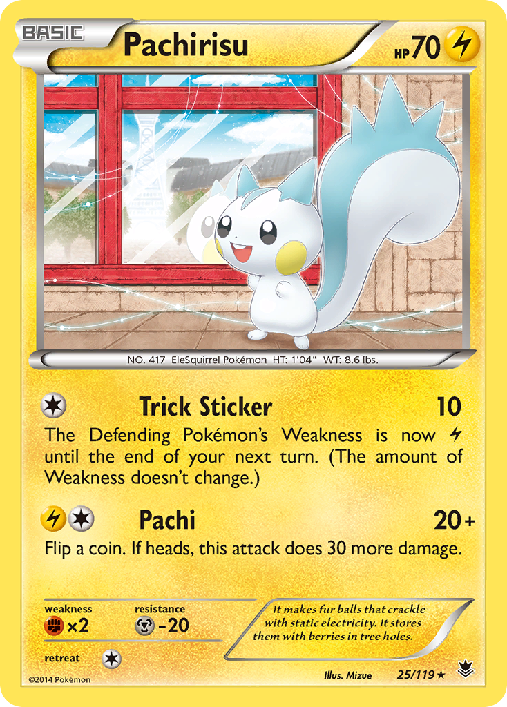 Pachirisu (25/119) [XY: Phantom Forces] | Rock City Comics