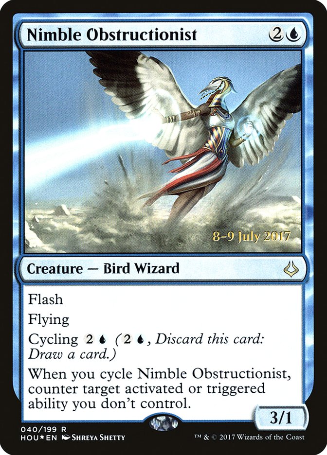 Nimble Obstructionist  [Hour of Devastation Prerelease Promos] | Rock City Comics